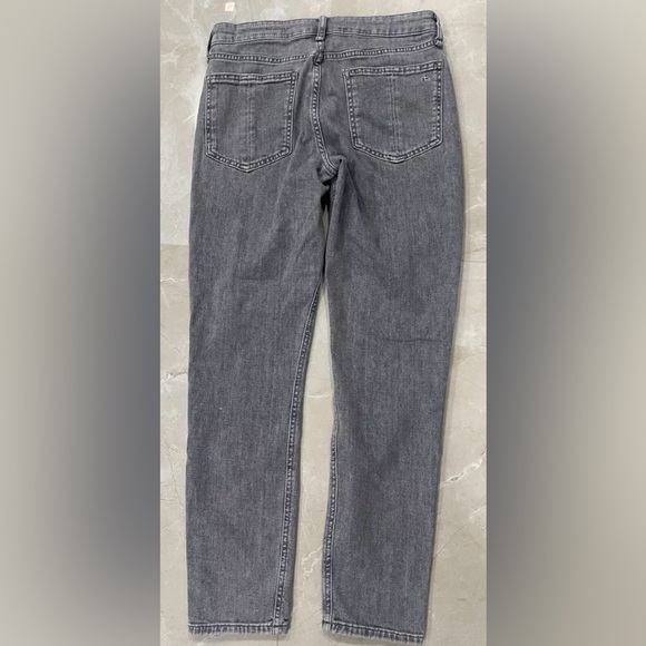Rag And Bone Woman’s Jeans Size 27 Light Grey Mid Rise Skinny Ankle Zipper Front - Picture 2 of 6